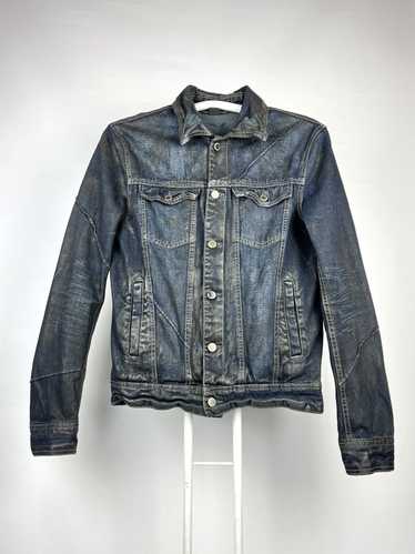 Armani Exchange × Denim Jacket × Distressed Denim… - image 1