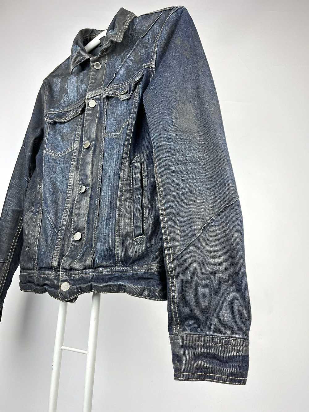 Armani Exchange × Denim Jacket × Distressed Denim… - image 3