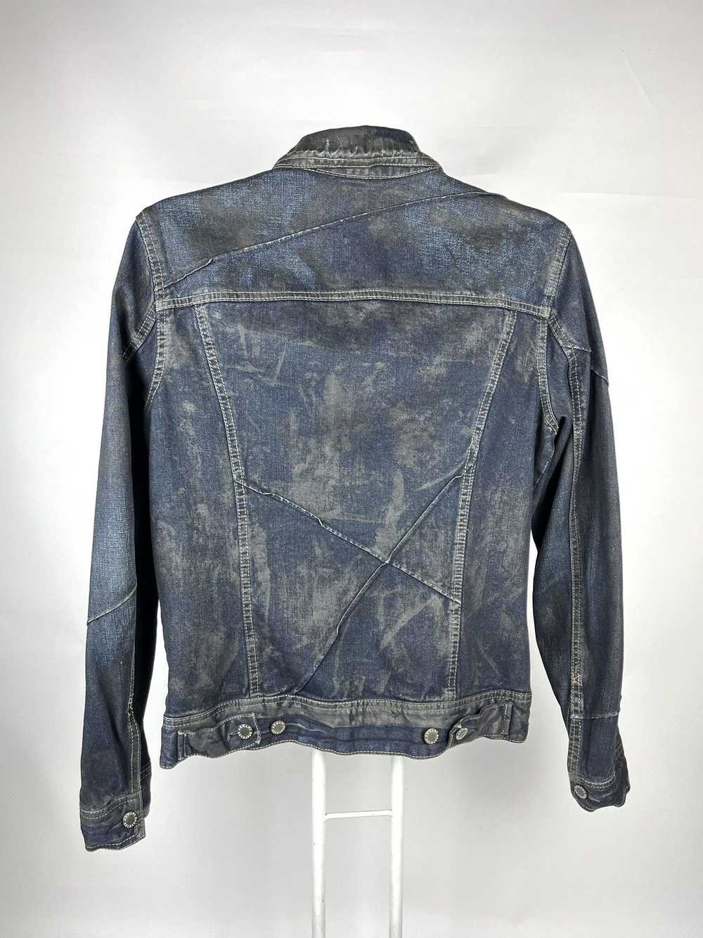 Armani Exchange × Denim Jacket × Distressed Denim… - image 6