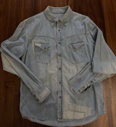 Spellbound Spellbound Western Shirt, Heavy washed… - image 1