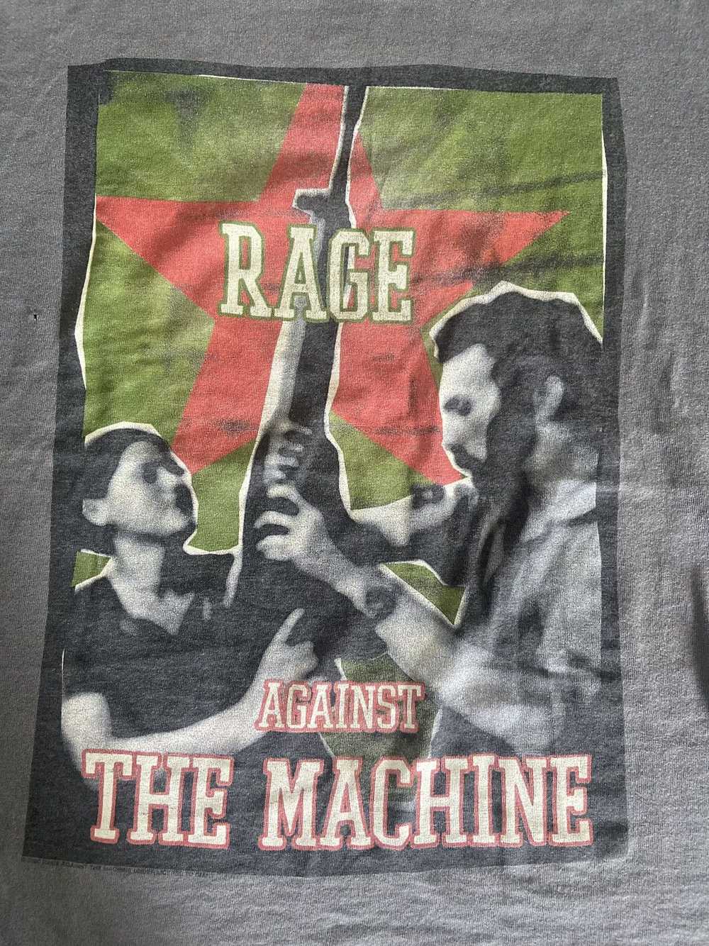 Band Tees × Made In Usa × Vintage Rage Against th… - image 2