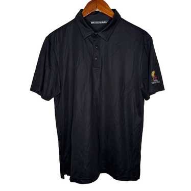 Travis Mathew Travis Mathew black short sleeve pol