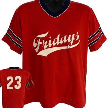 Russell Athletic Vintage TGI Fridays 23 Ringer T S