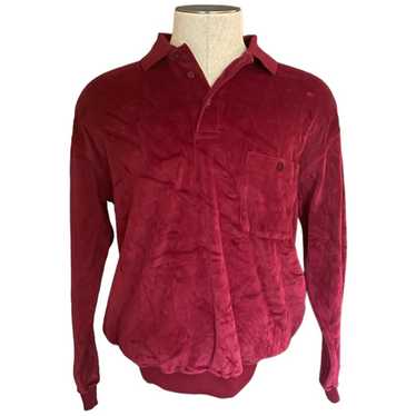 Towncraft EUC Towncraft Vintage 70’s Velour Red L… - image 1