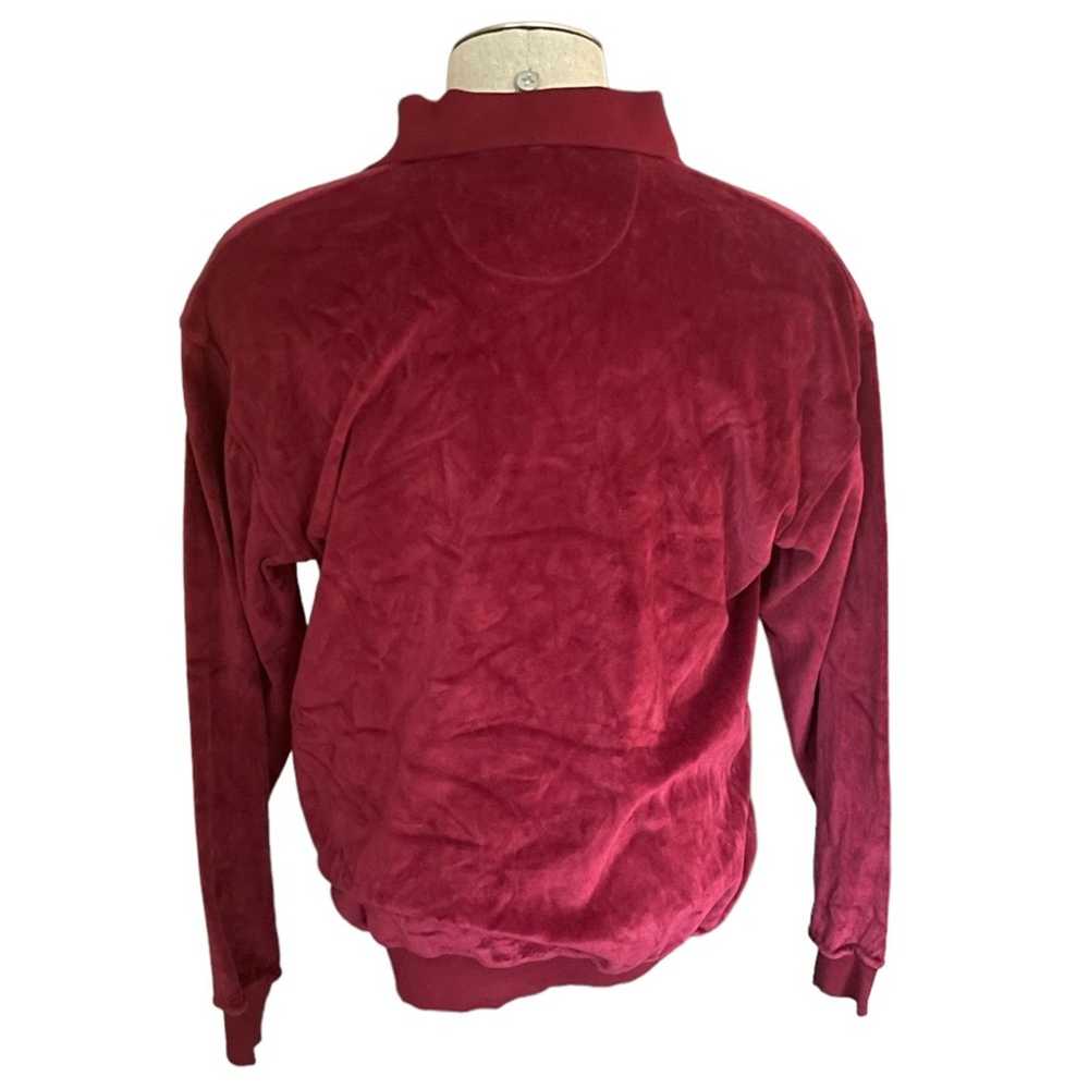 Towncraft EUC Towncraft Vintage 70’s Velour Red L… - image 2