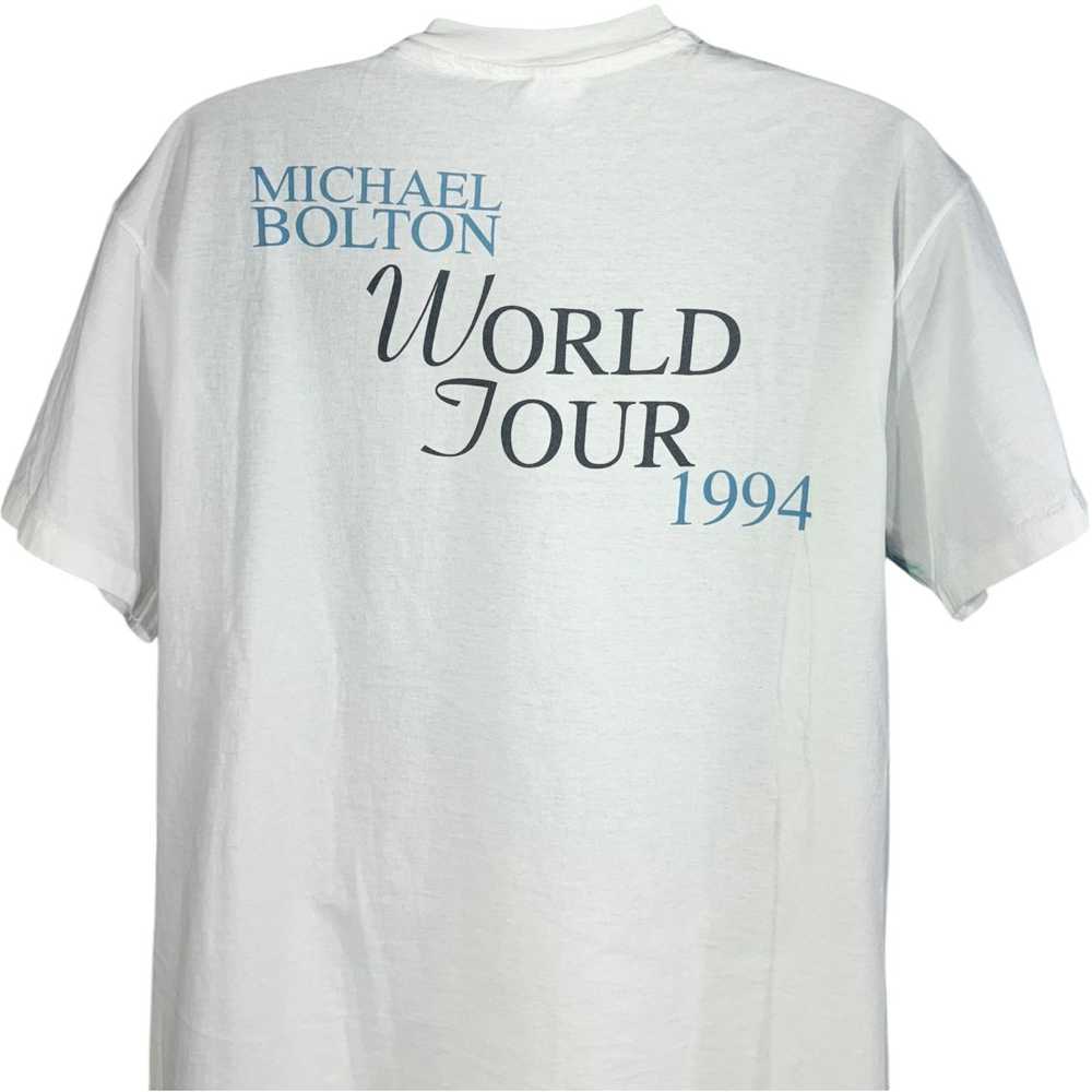 Hanes Vintage Michael Bolton World Tour AOP Tee 1… - image 6