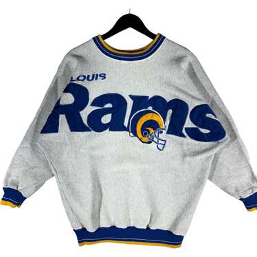 Vintage Vintage St. Louis Rams Spellout NFL Crewn… - image 1