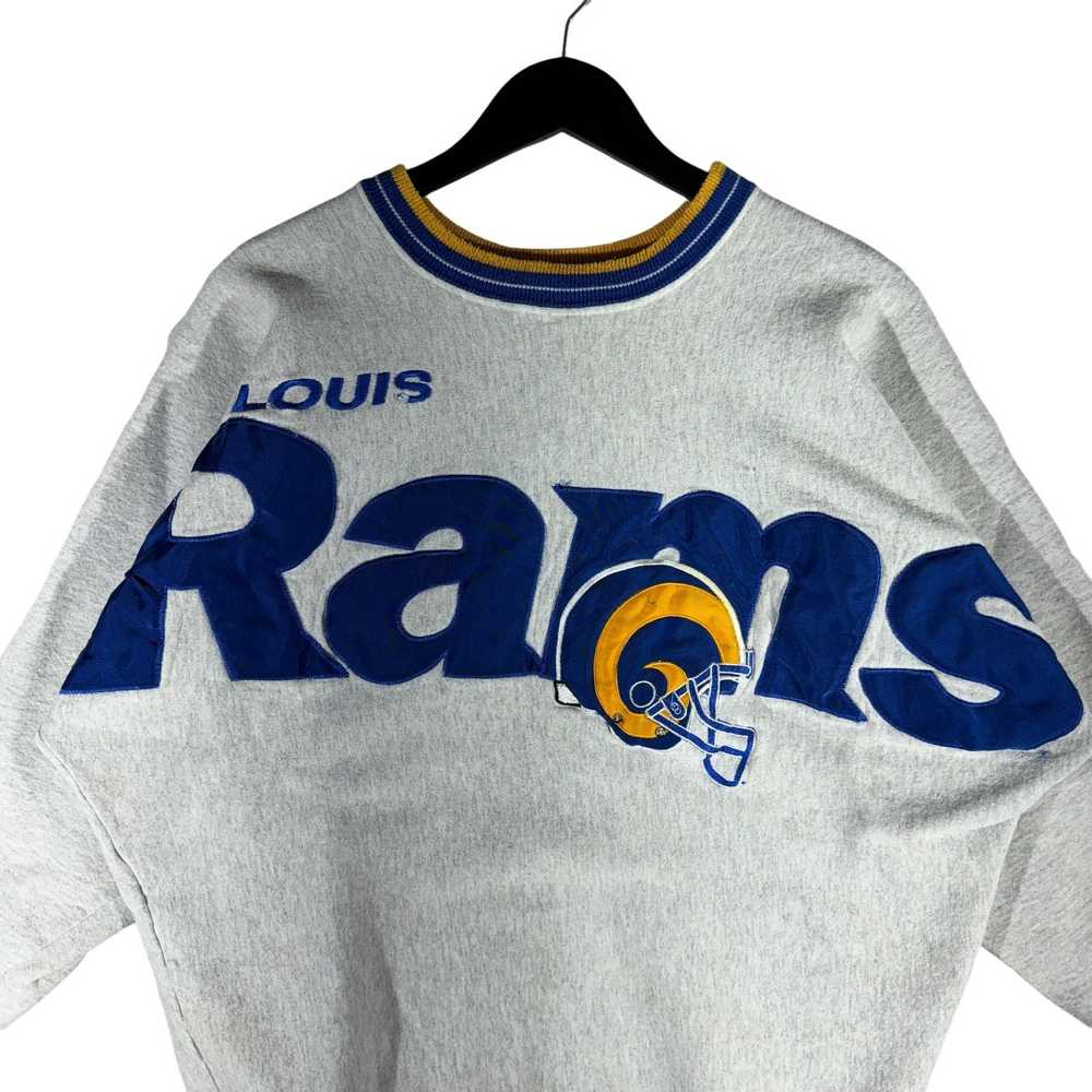 Vintage Vintage St. Louis Rams Spellout NFL Crewn… - image 2