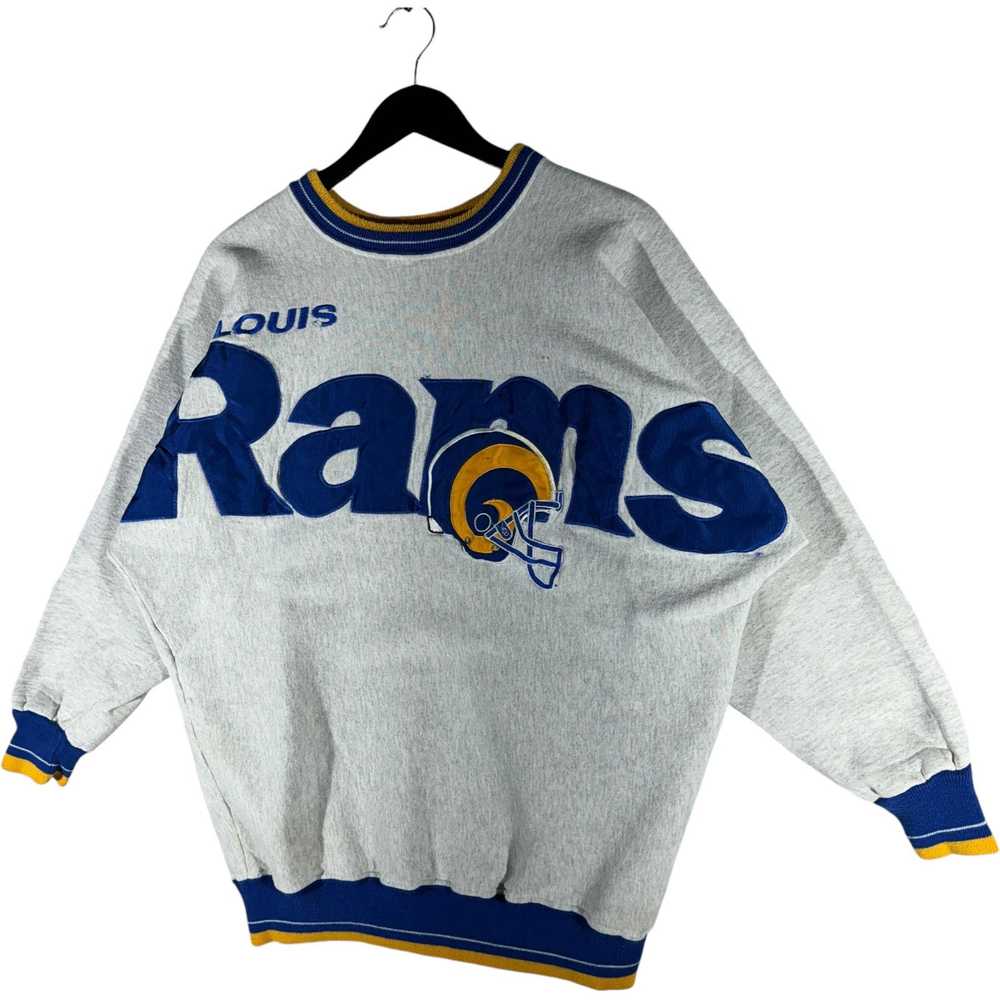 Vintage Vintage St. Louis Rams Spellout NFL Crewn… - image 3