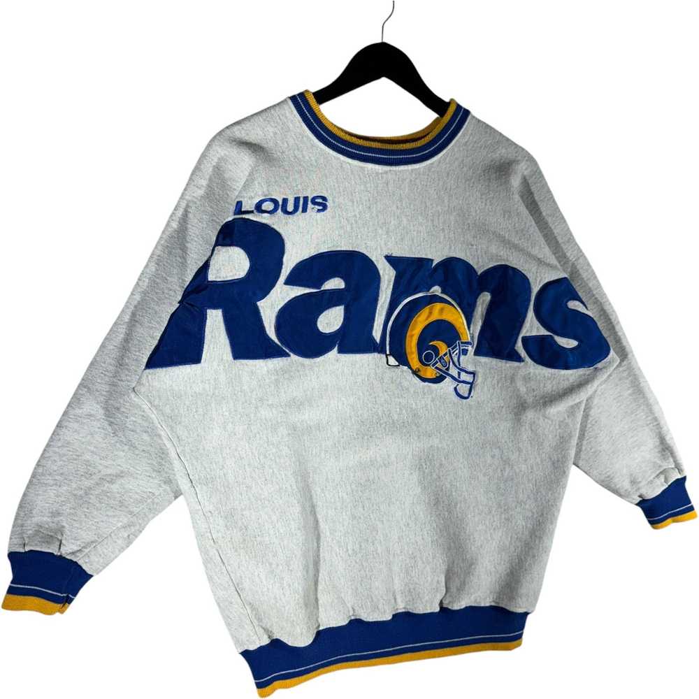 Vintage Vintage St. Louis Rams Spellout NFL Crewn… - image 4