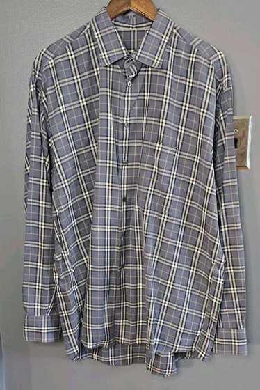 Designer Burberry London Novacheck Shirt Men's XL 