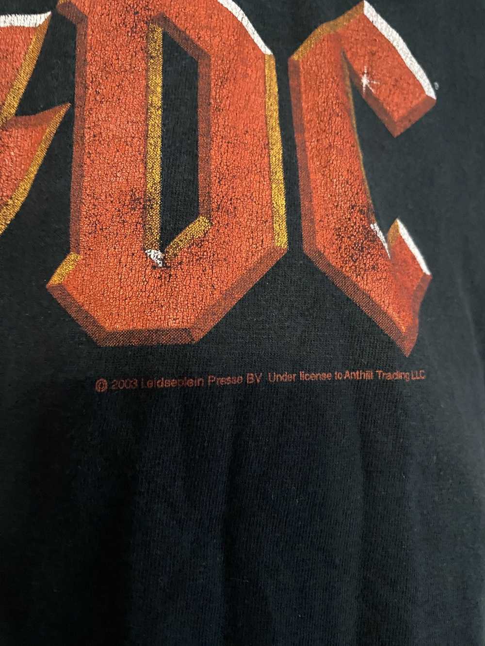 Ac/Dc × Vintage Vintage AC DC tee 2003 - image 3