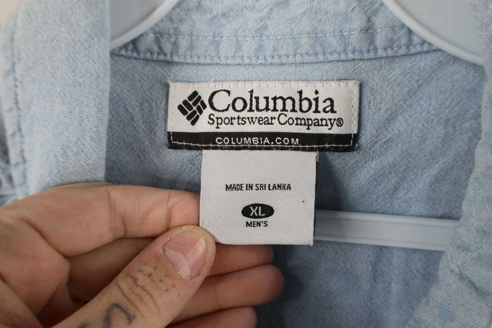 Columbia × Vintage Vtg 90s Columbia Out Denim Sho… - image 4