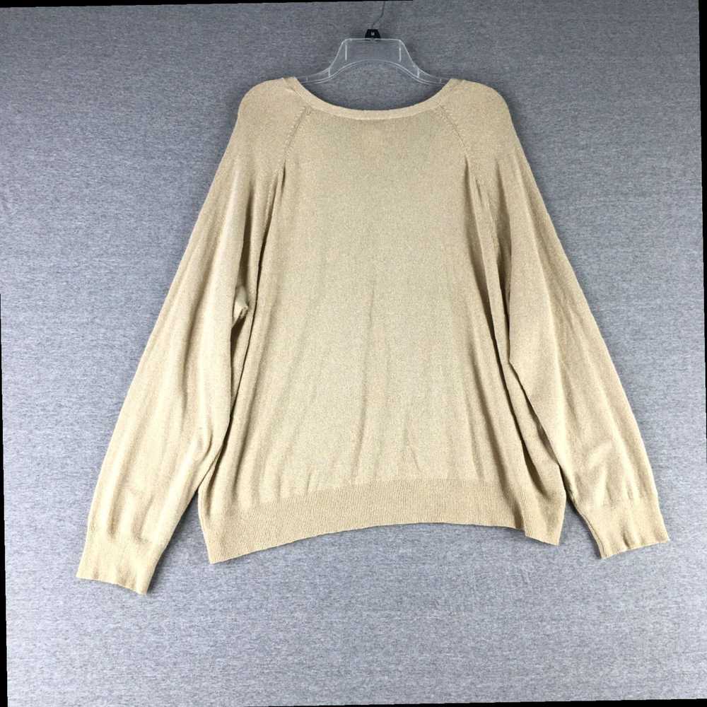 Talbots Mature Plus Size V Neck Pullover Knit Tal… - image 6