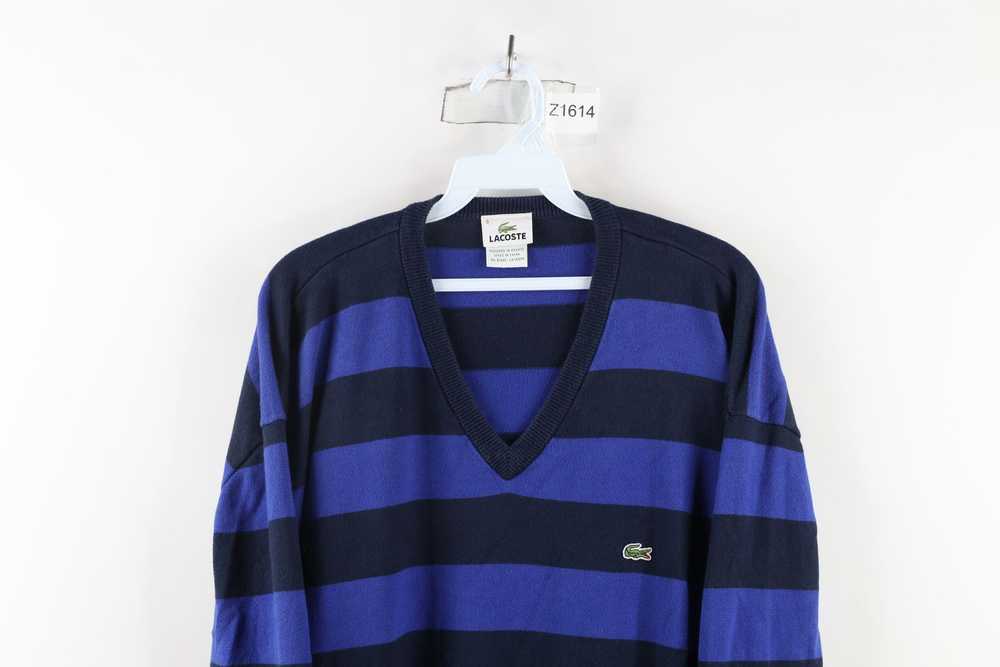 Lacoste × Vintage Vintage Lacoste Distressed Stri… - image 2