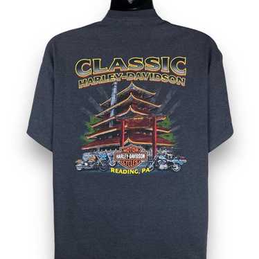 Harley Davidson × Tee Shirt × Vintage Vintage Cla… - image 1