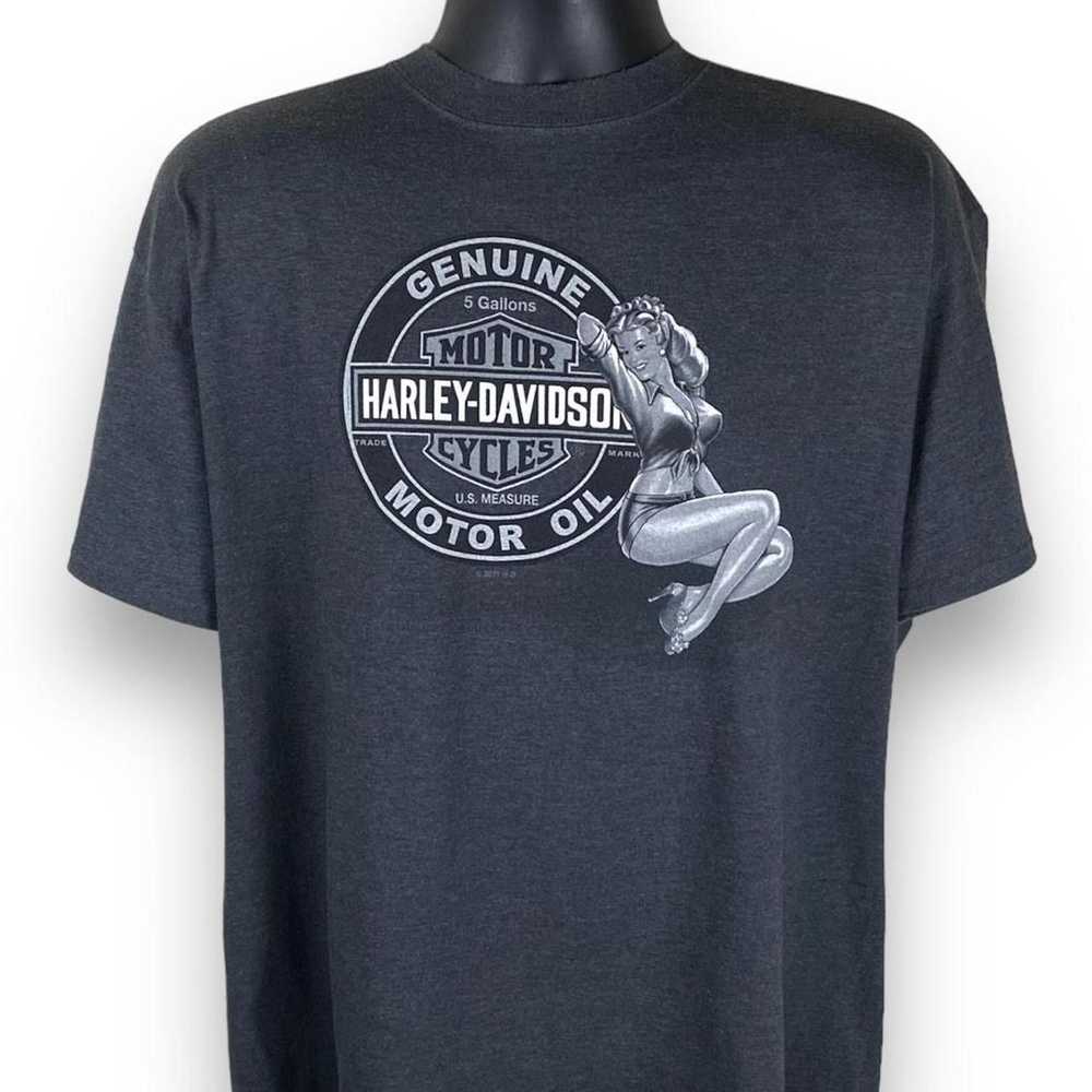 Harley Davidson × Tee Shirt × Vintage Vintage Cla… - image 2