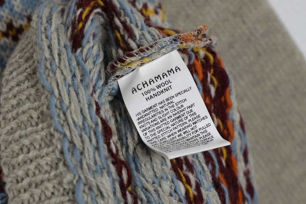 Avant Garde × Cashmere & Wool × Handknit Pachamam… - image 8