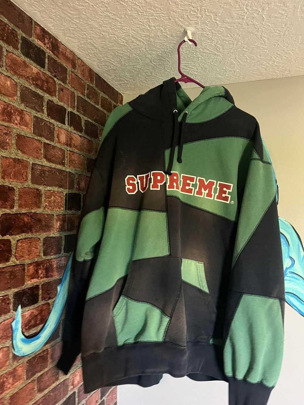 Supreme Supreme Patchwork Hoodie - image 1