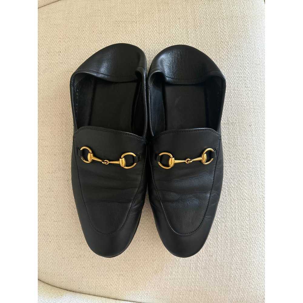 Gucci Brixton leather flats - image 2