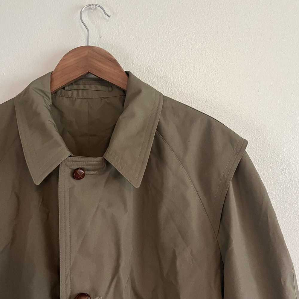 Military 90’s French Lined Trench Coat - image 2