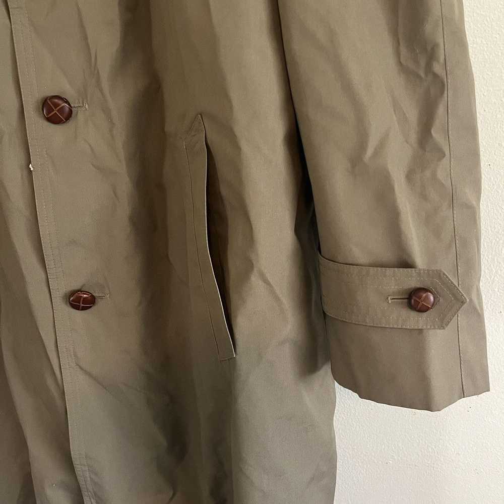 Military 90’s French Lined Trench Coat - image 5