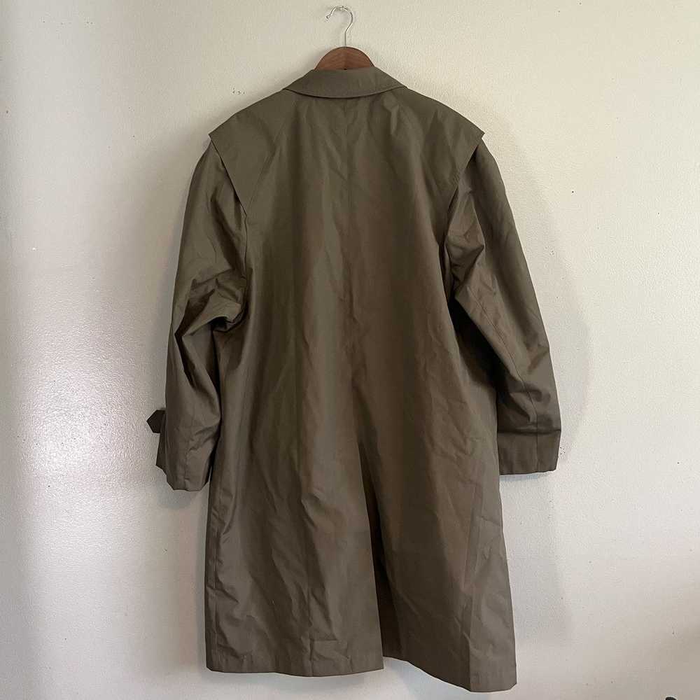 Military 90’s French Lined Trench Coat - image 8