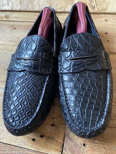 Louis Vuitton Louis vuitton black exotic crocodile