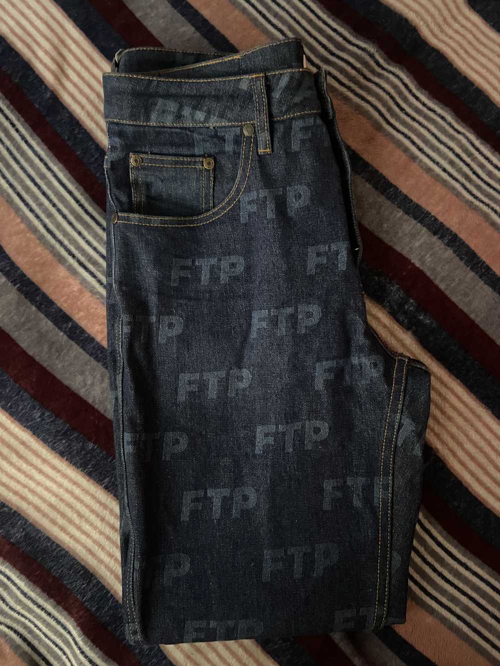 Fuck The Population all over jeans - image 4