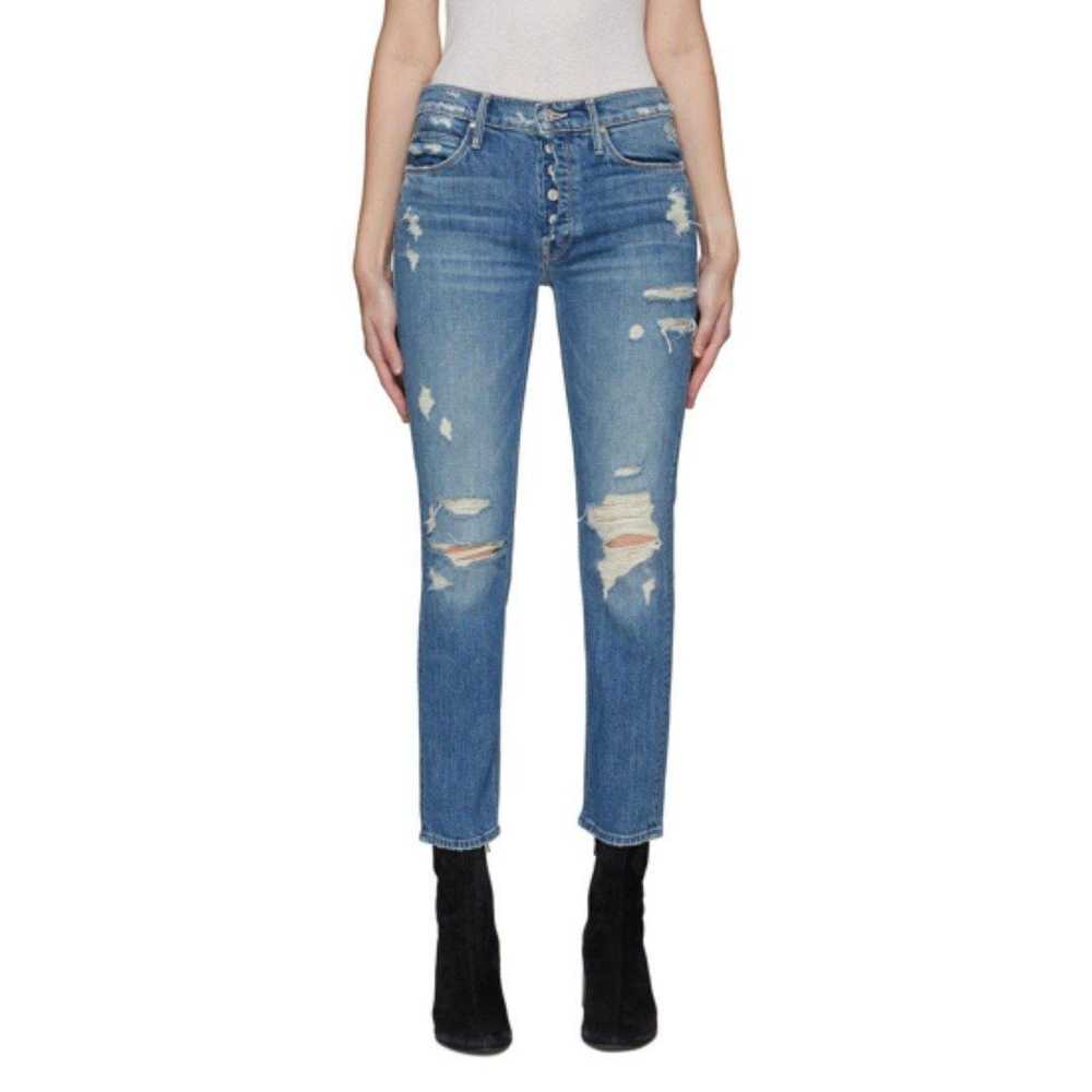 Mother Denim MOTHER The Mid Rise Fly Cut Dazzler … - image 2