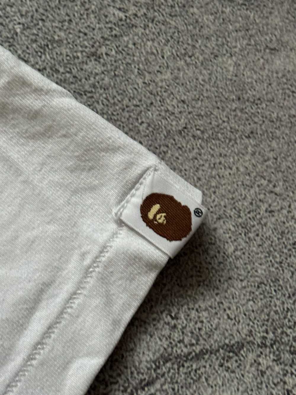 Bape Bape Big logo camouflage tee T-shirt polo Y2K - image 9