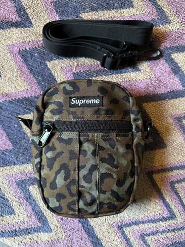 Supreme × Vintage Supreme leopard bag