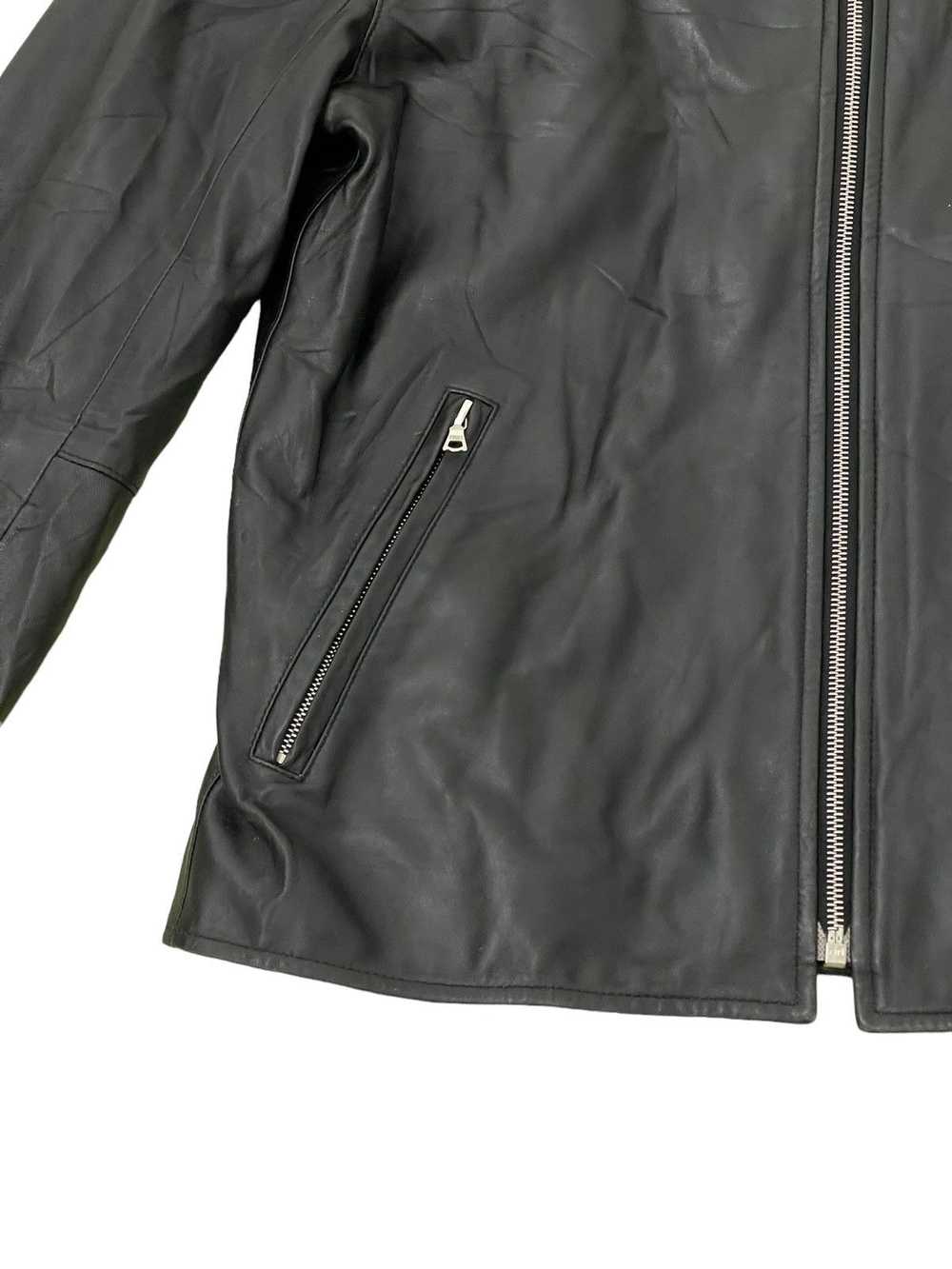 Bape Bape Sheep Leather Jacket Nigo - image 9