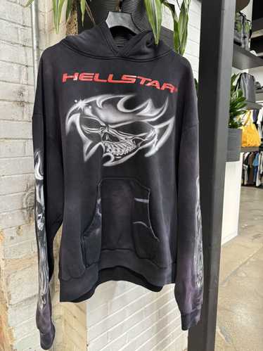 HELLSTAR Hellstar Airbrushed Skull Hoodie Black