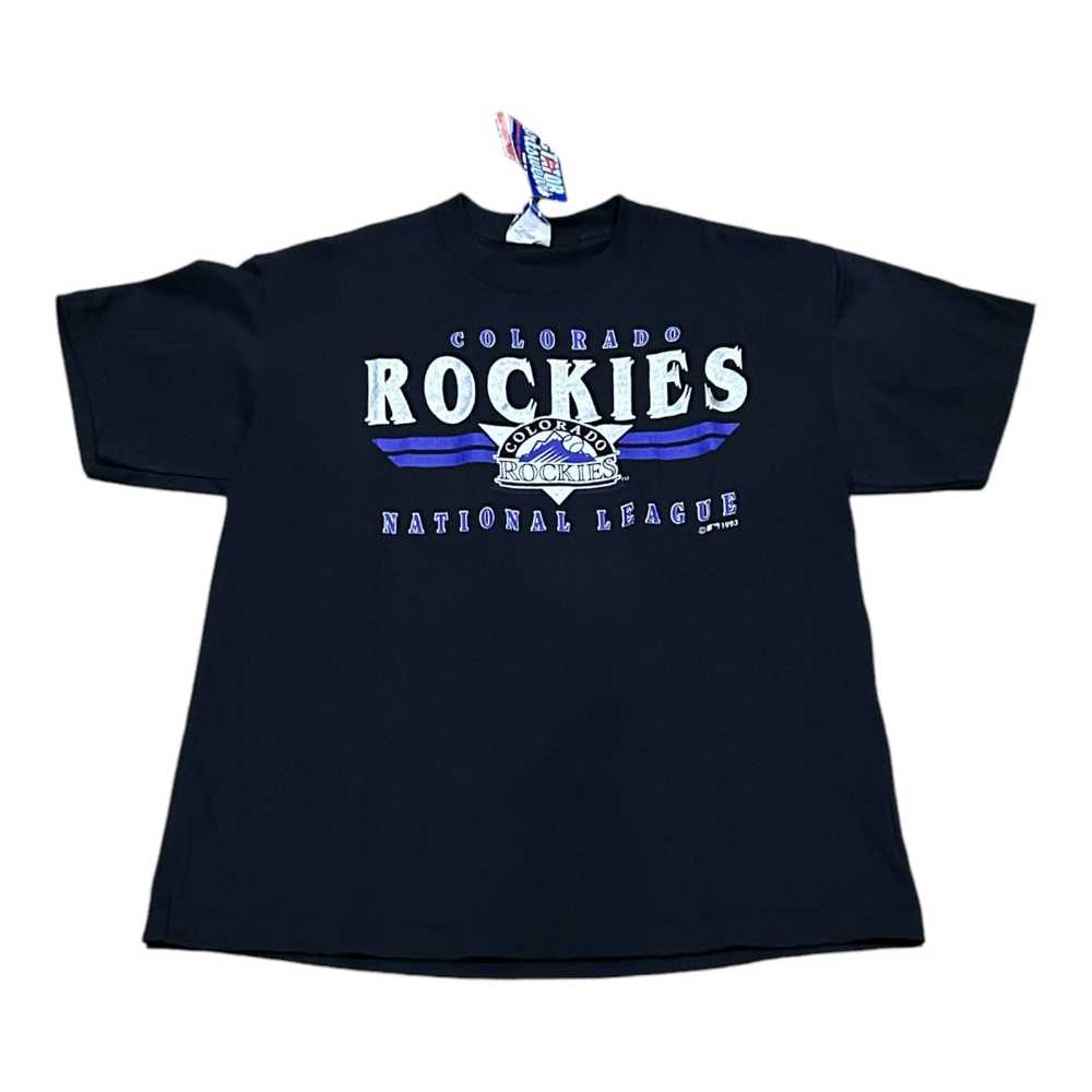 Colorado Rockies Alternate Logo Tshirt Sz L - image 2