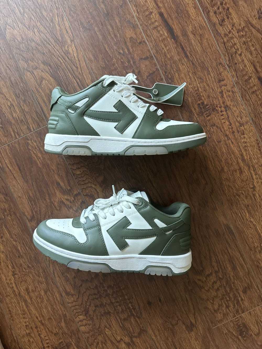 Off-White Green & White Off White sneakers - image 1