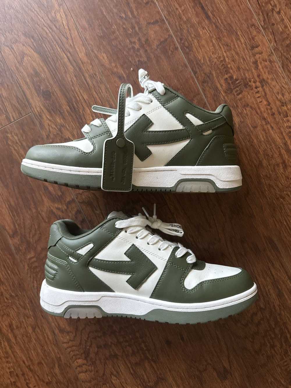 Off-White Green & White Off White sneakers - image 2