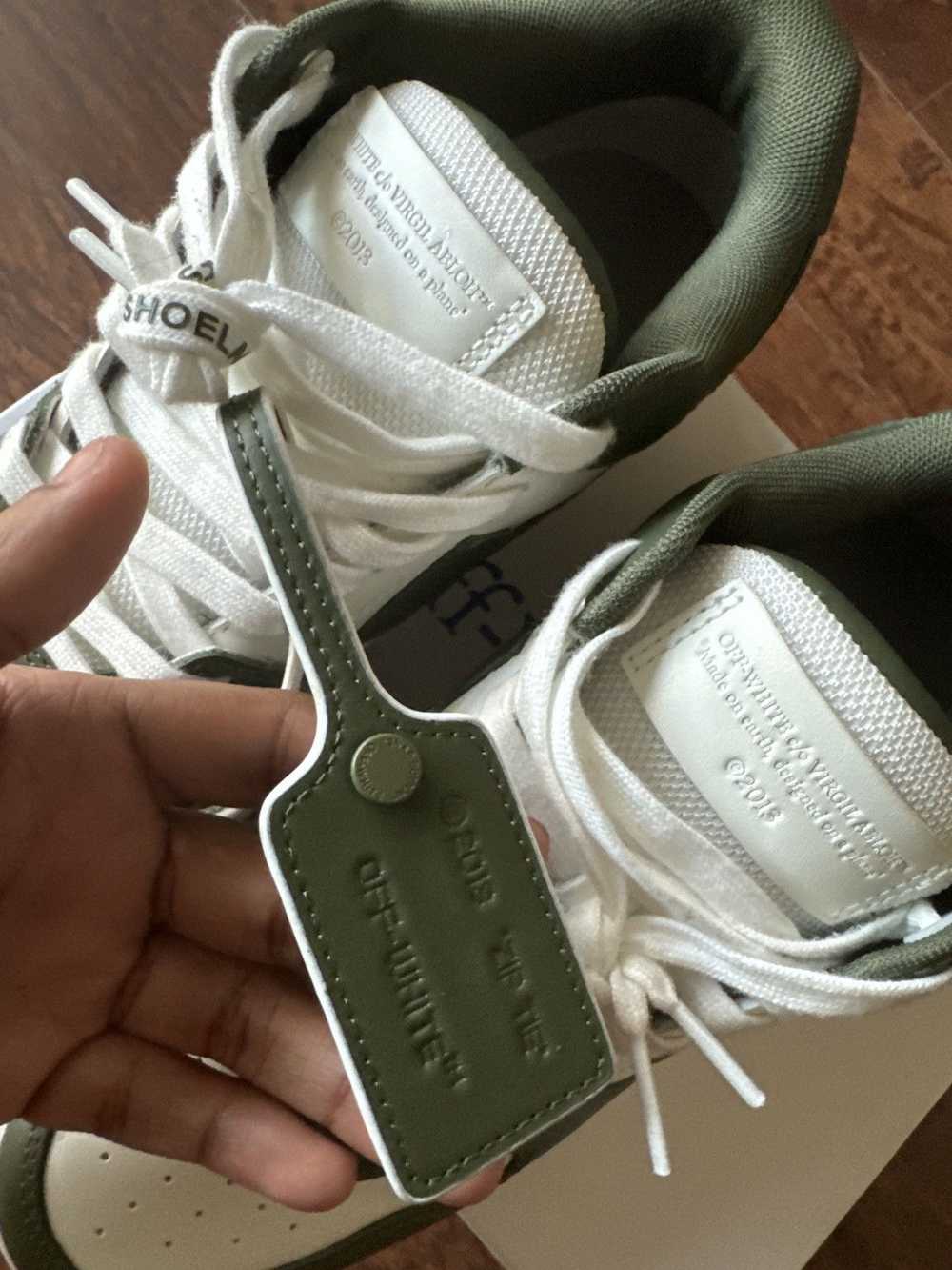 Off-White Green & White Off White sneakers - image 3