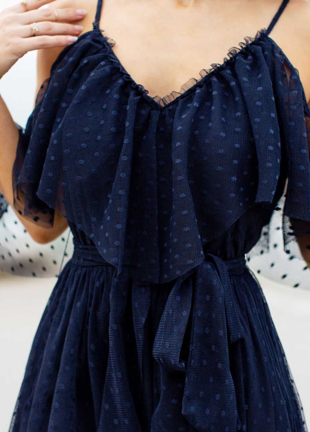 Joyfolie Lauryn Dress in Navy Blue - image 7