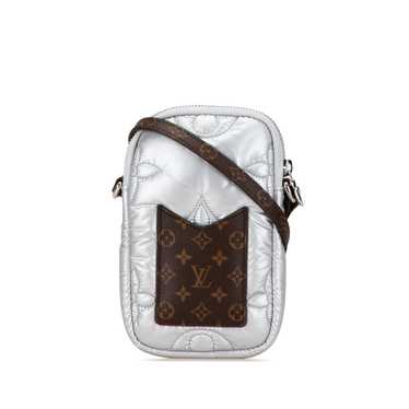 Silver Louis Vuitton Monogram Econyl Pillow Phone… - image 1