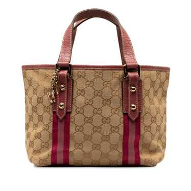 Brown Gucci GG Canvas Jolicoeur Tote