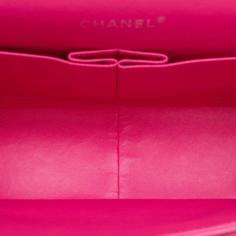 Hot Pink Chanel Jumbo Classic Caviar Double Flap … - image 5