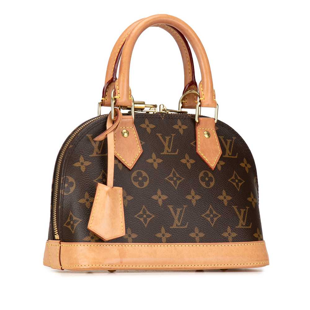 Brown Louis Vuitton Monogram Alma BB Satchel - image 2