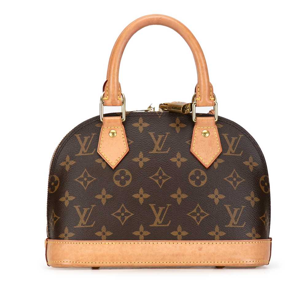 Brown Louis Vuitton Monogram Alma BB Satchel - image 3