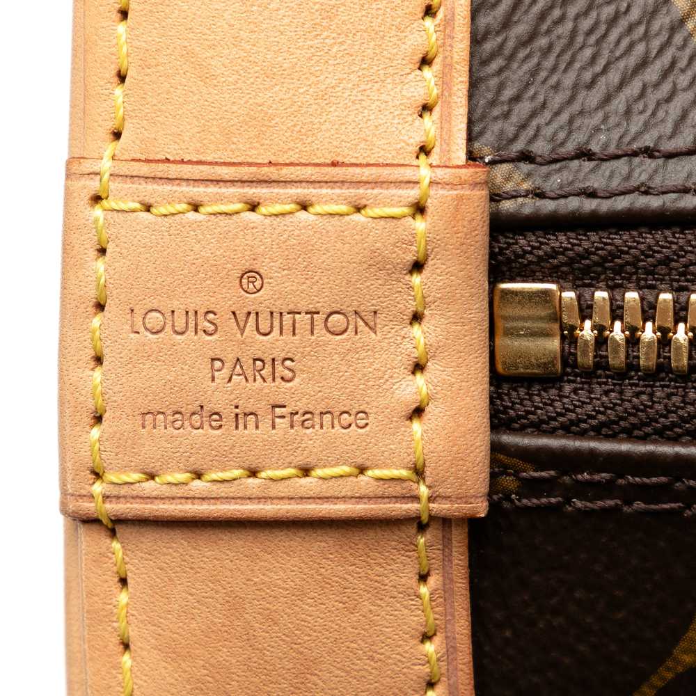 Brown Louis Vuitton Monogram Alma BB Satchel - image 6