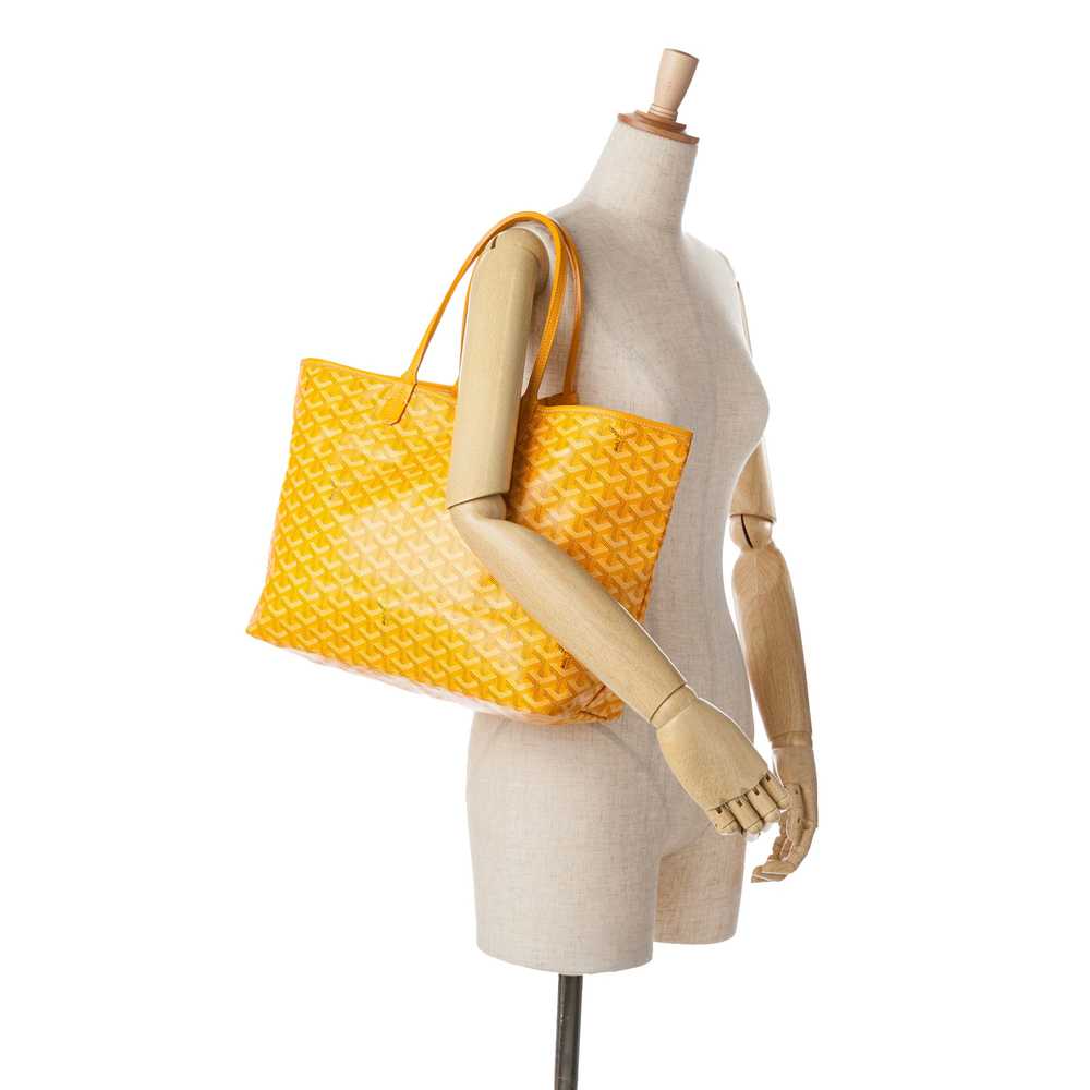 Yellow Goyard Goyardine Saint Louis PM Tote Bag - image 8