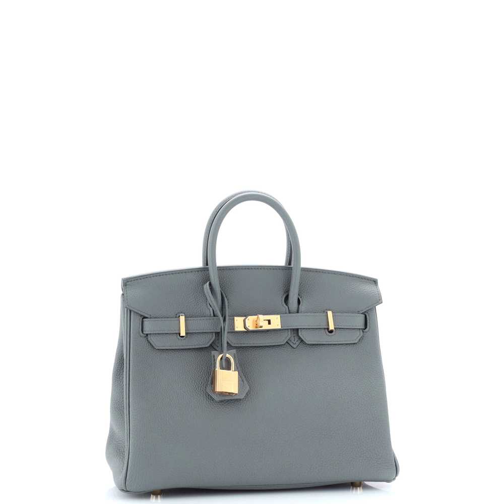 Hermes Birkin Handbag Vert Amande Togo with Gold … - image 3