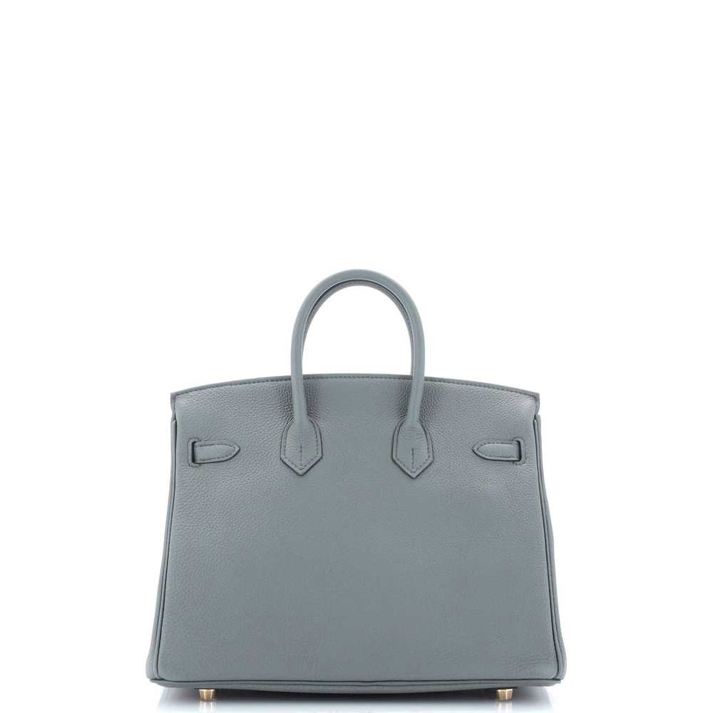 Hermes Birkin Handbag Vert Amande Togo with Gold … - image 4