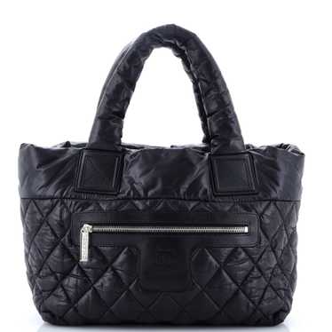 CHANEL Coco Cocoon Reversible Tote Quilted Nylon S