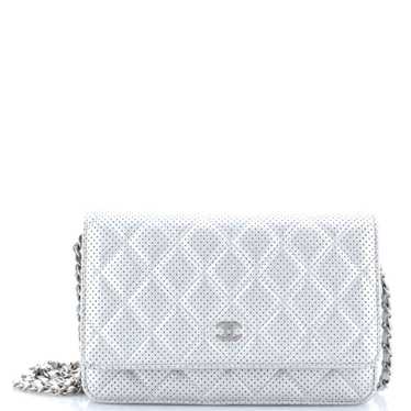 CHANEL Wallet on Chain Quilted Perforated Lambskin